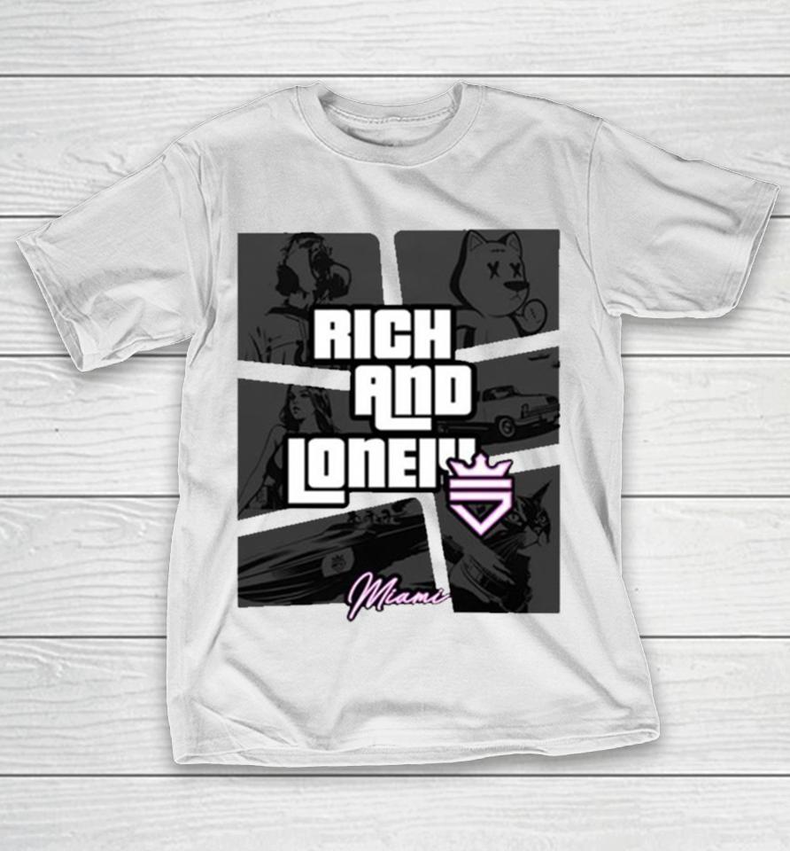 Rich And Lonely Rnl Wasted Miami T-Shirt
