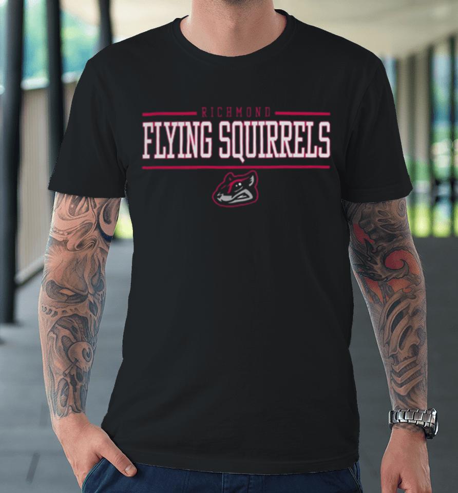 Richmond Flying Squirrels Nutzy Head Premium T-Shirt