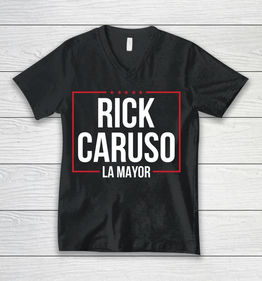 Rick Caruso Mayor Los Angeles Police Vote No Karen Politics Unisex V-Neck T-Shirt