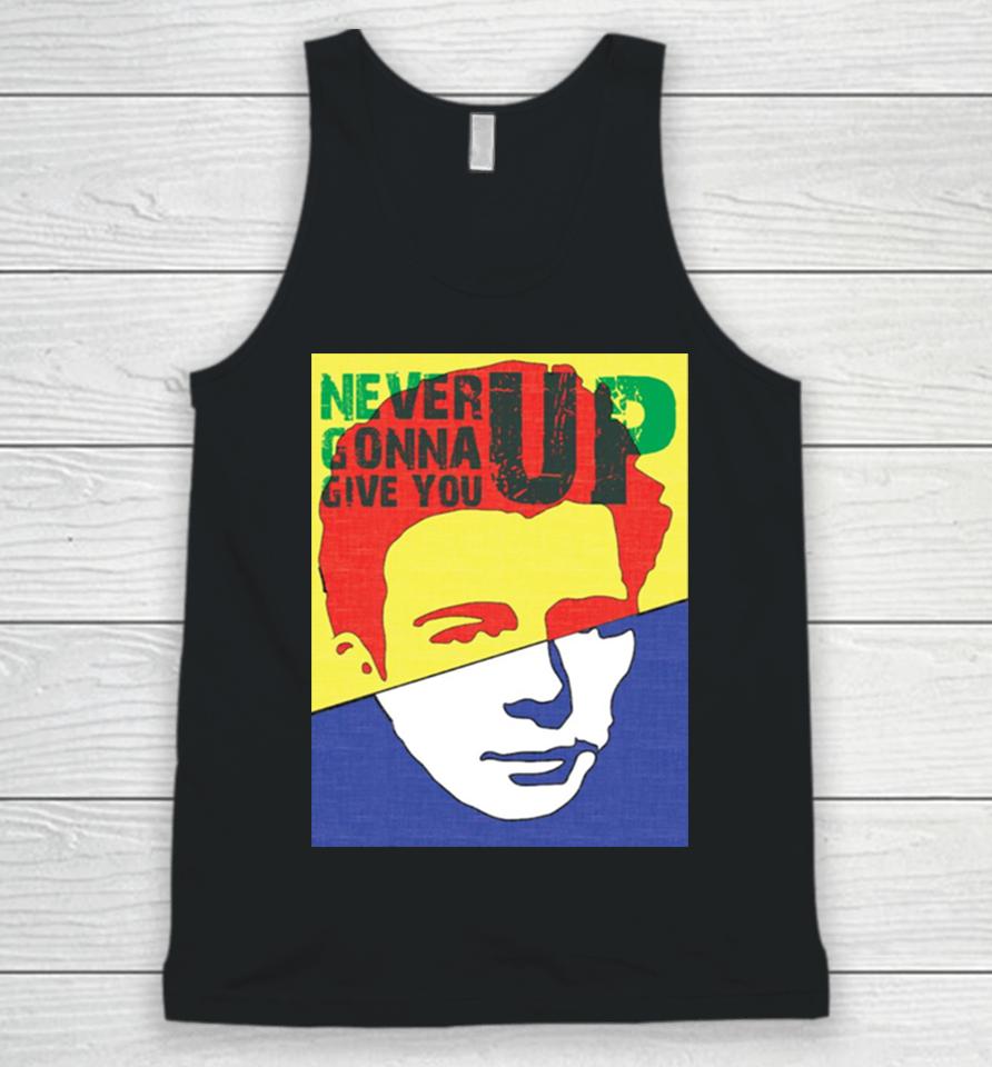 Rick Roll Never Gonna Give You Up Unisex Tank Top