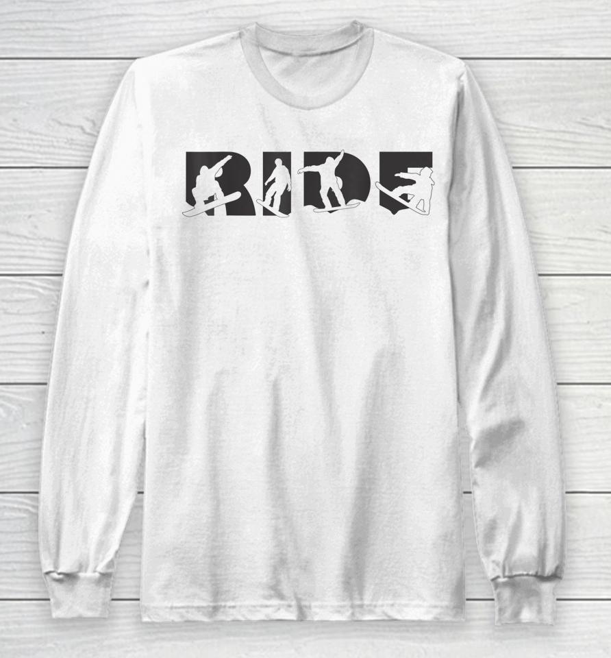 Ride Snowboard Epic Snowboarder Graphic Long Sleeve T-Shirt