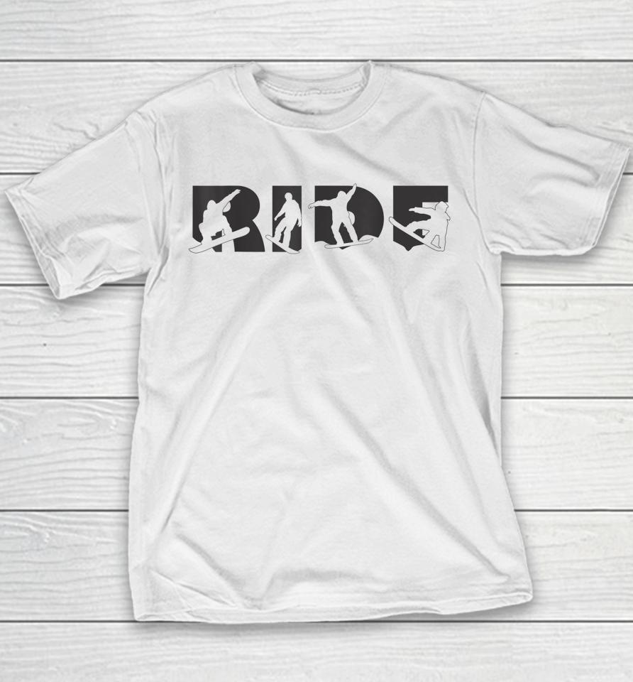 Ride Snowboard Epic Snowboarder Graphic Youth T-Shirt