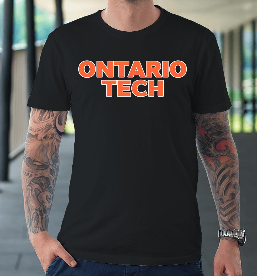 Ridgebacks Ontario Tech Soccer Premium T-Shirt