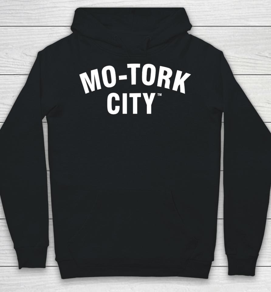 Riley Greene Wearing Mo-Tork City Hoodie