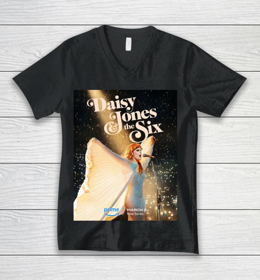 Riley Keough Is Daisy Jones And The Six Unisex V-Neck T-Shirt