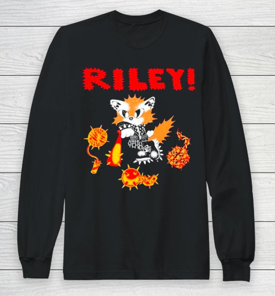 Riley Punk Cat Long Sleeve T-Shirt