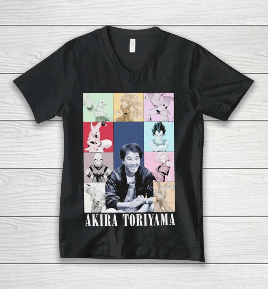 Rip Akira Toriyama Dragon Ball The Eras Tour Unisex V-Neck T-Shirt