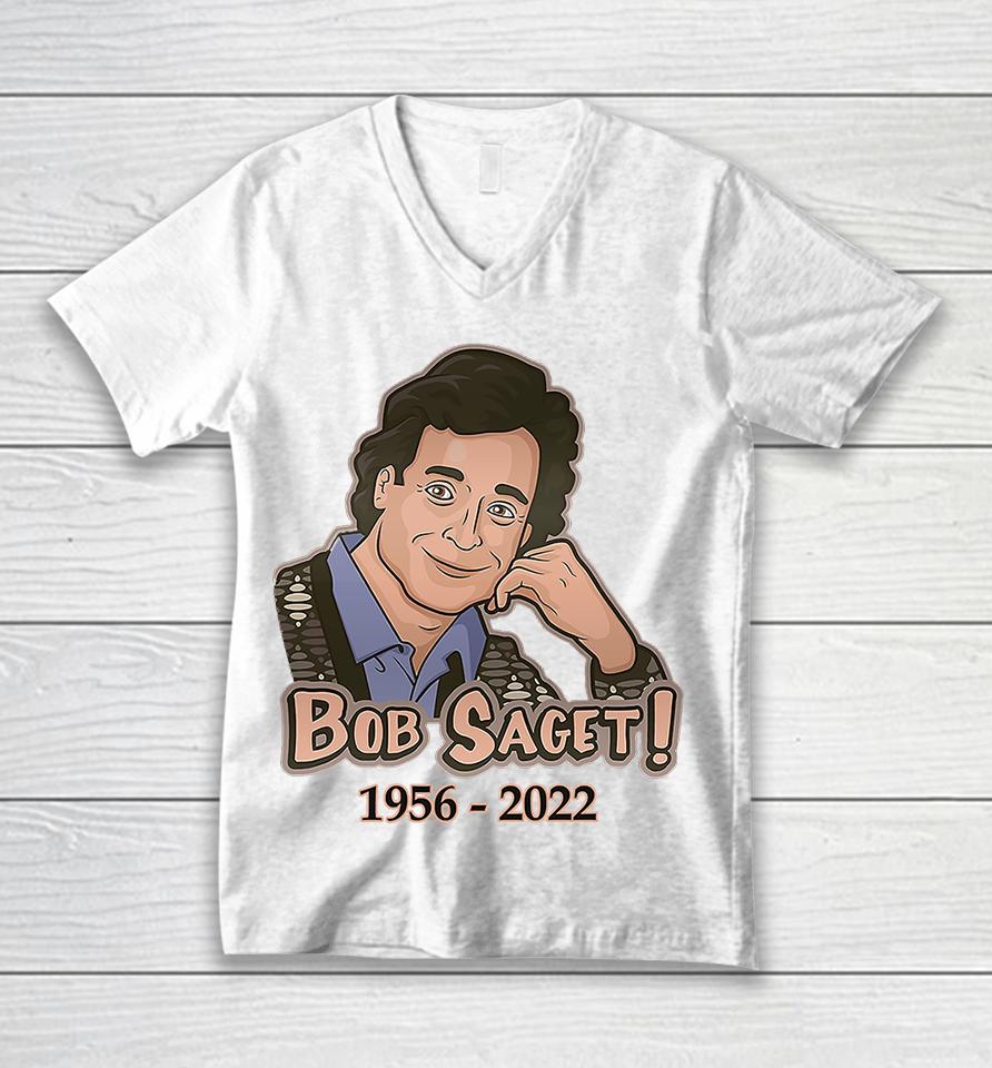 Rip Bob Saget 1956 2022 Unisex V-Neck T-Shirt