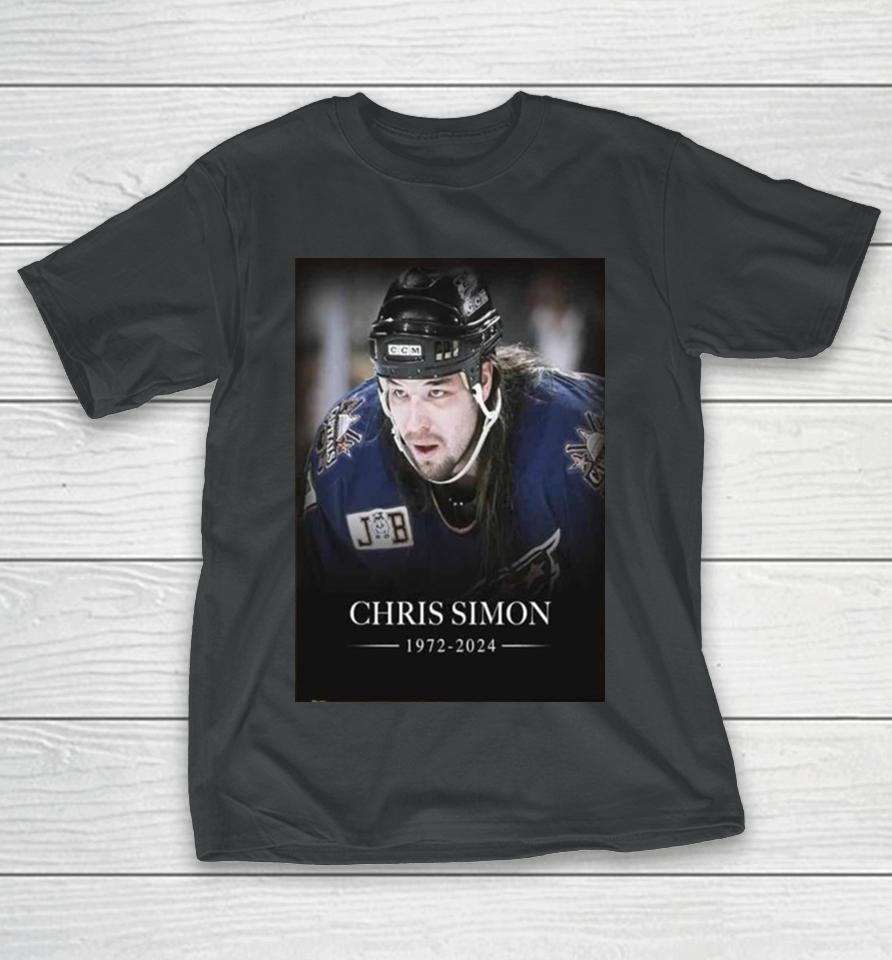 Rip Chris Simon Nhl Enforcer Passed On To The Spirit World On Monday At The Age Of 52 T-Shirt