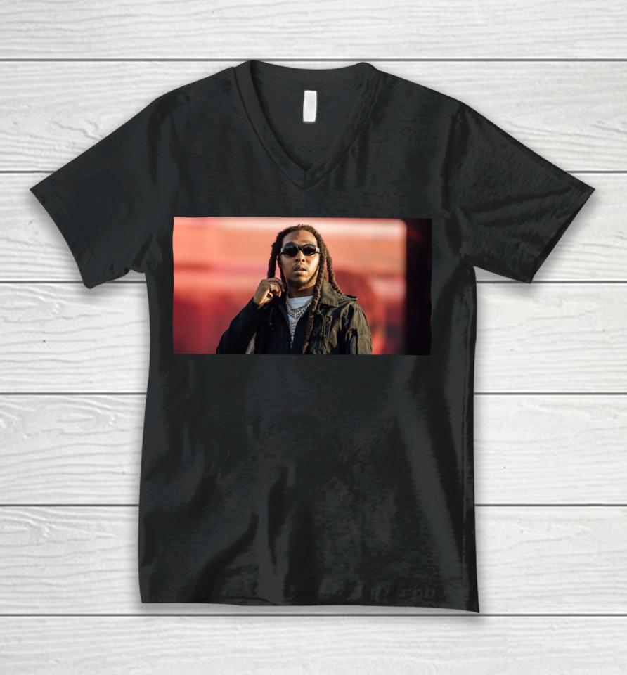 Rip Takeoff 1994 2022 Member Of Hip Hop Migos Unisex V-Neck T-Shirt