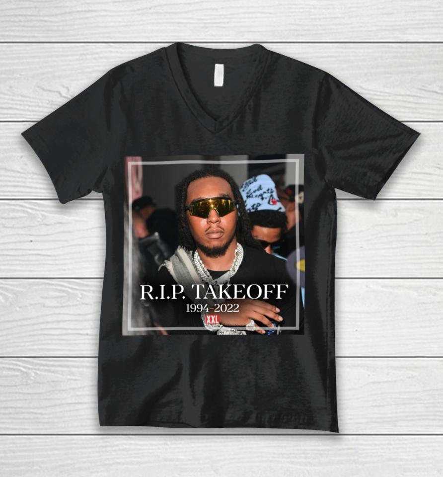 Rip Takeoff Rapper 1994-2022 Unisex V-Neck T-Shirt