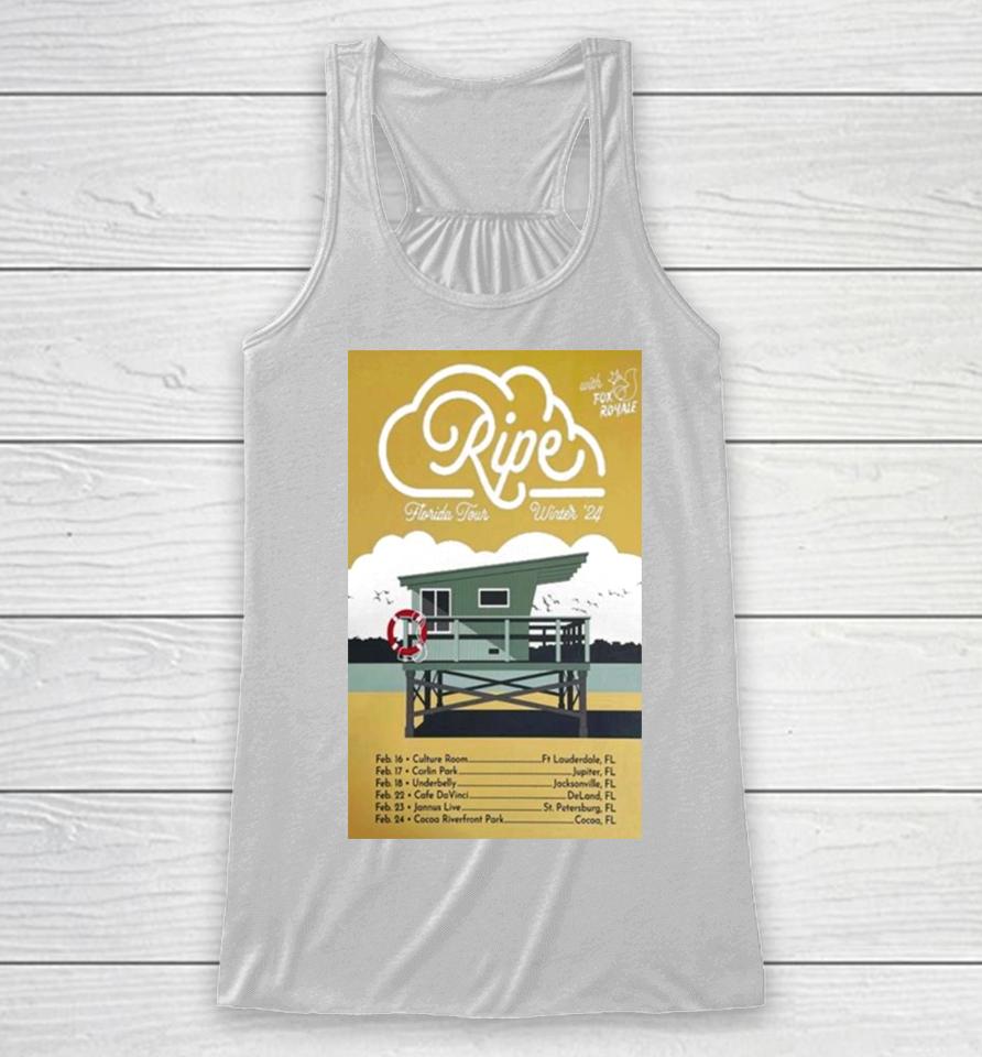 Ripe Band 2024 Florida Tour Winter Poster Racerback Tank