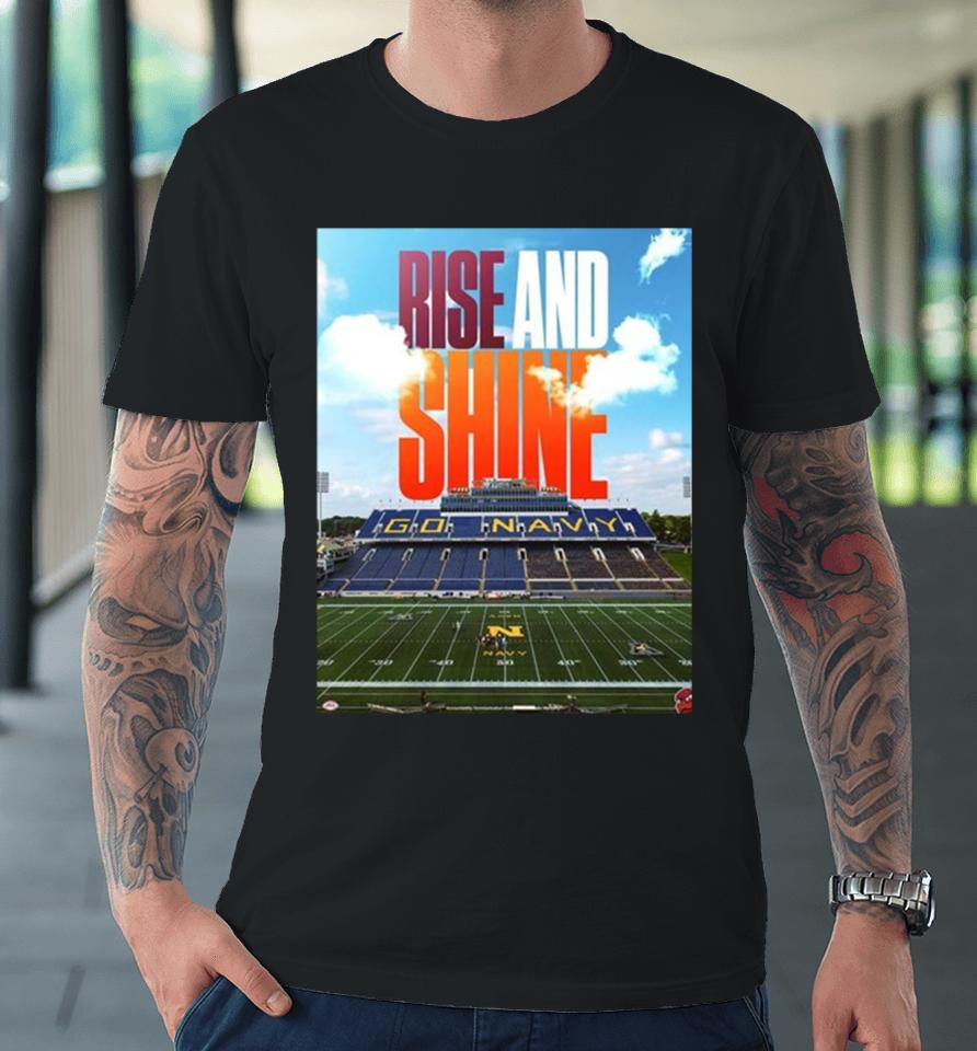 Rise And Shine Virginia Tech Hokies Football Win The 2023 Military Bowl Champions Ncaa College Football Premium T-Shirt
