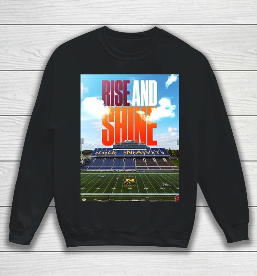 Rise And Shine Virginia Tech Hokies Football Win The 2023 Military Bowl Champions Ncaa College Football Sweatshirt