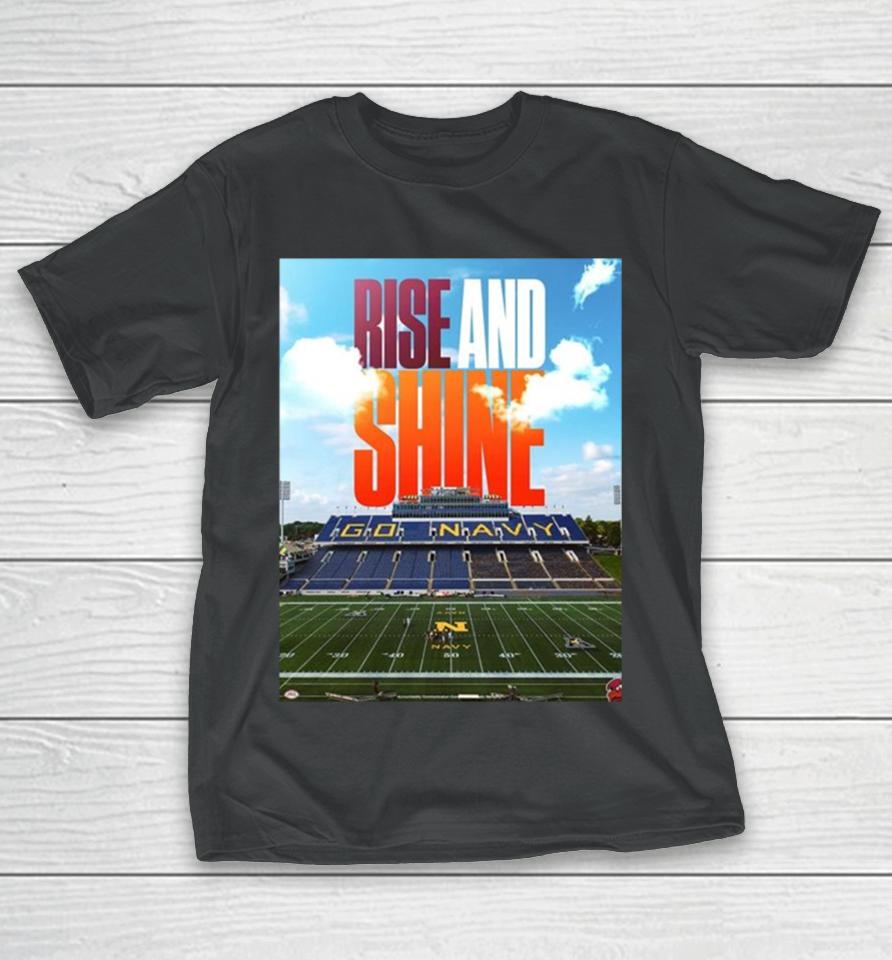 Rise And Shine Virginia Tech Hokies Football Win The 2023 Military Bowl Champions Ncaa College Football T-Shirt