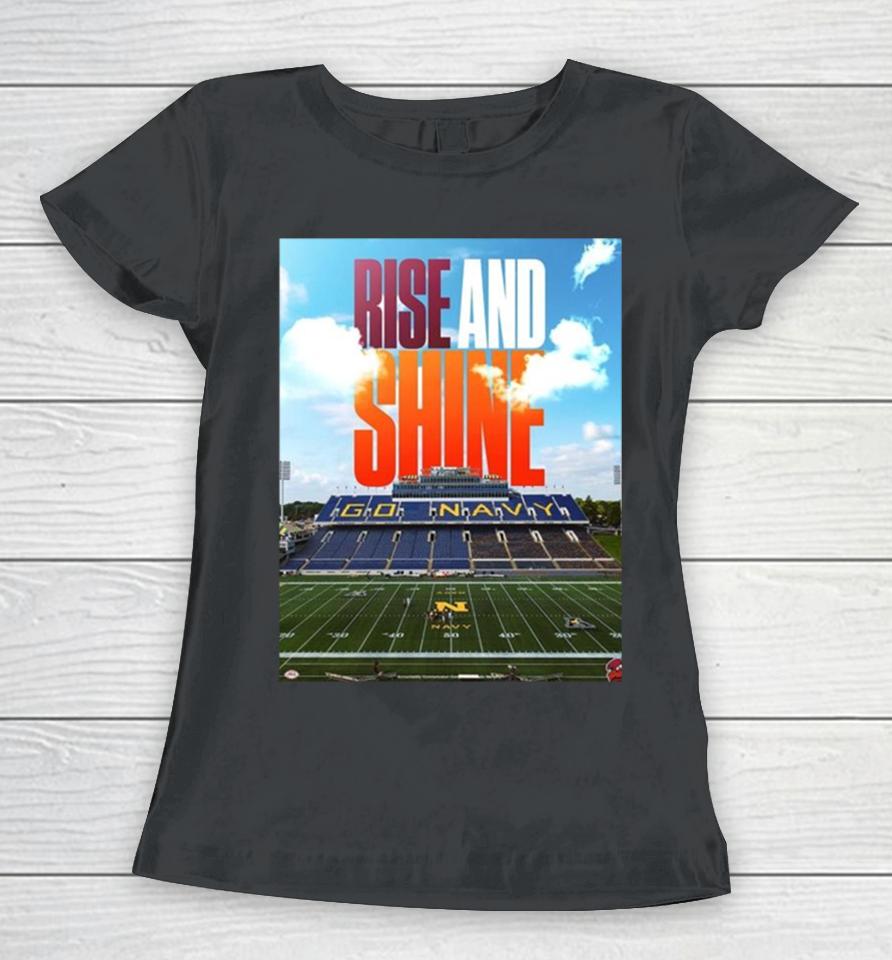 Rise And Shine Virginia Tech Hokies Football Win The 2023 Military Bowl Champions Ncaa College Football Women T-Shirt