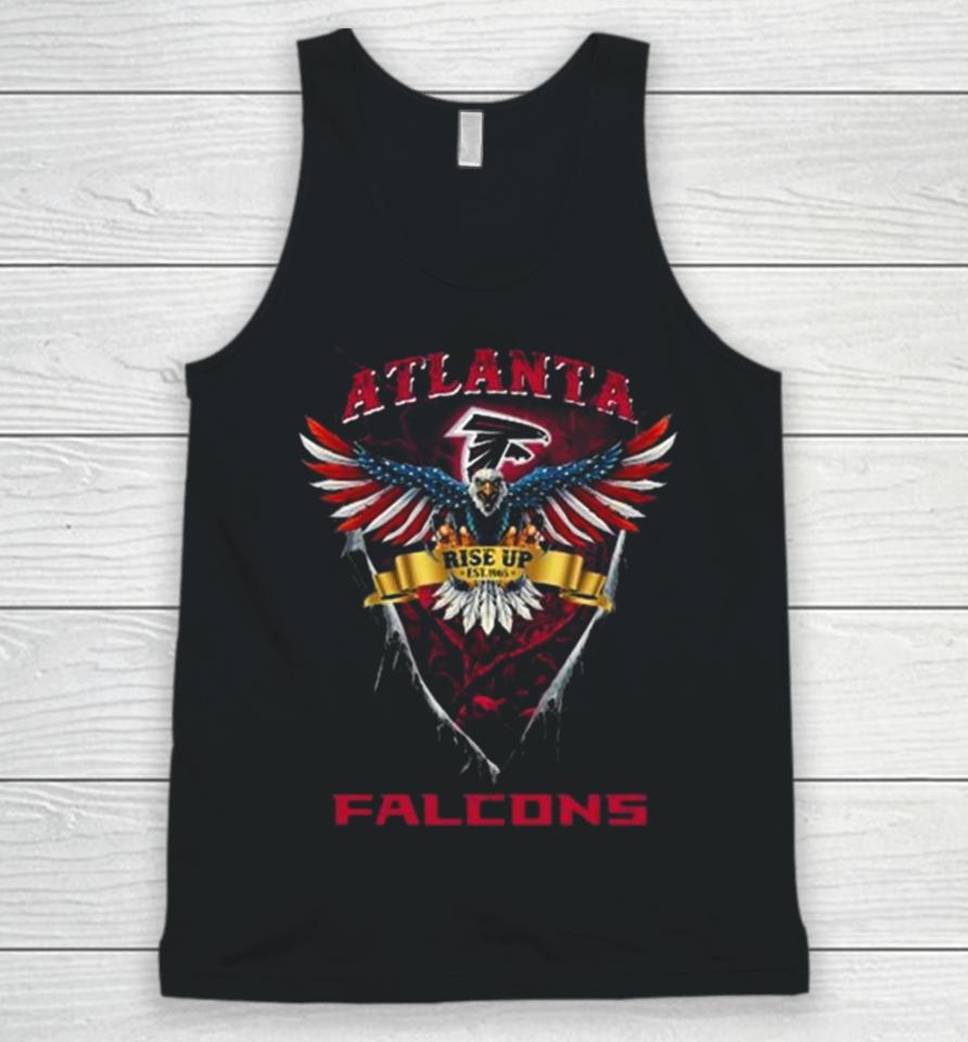 Rise Up Atlanta Falcons Football Us Eagle Unisex Tank Top