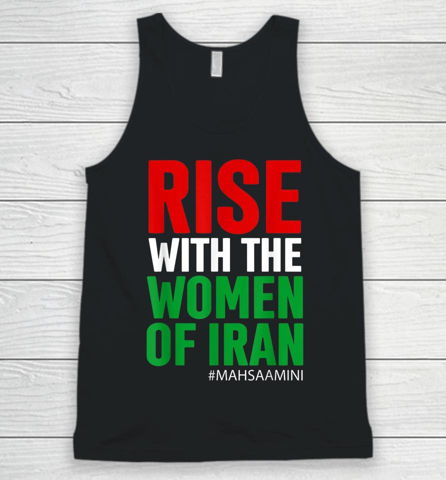 Rise With The Women Of Iran Women Life Freedom #Mahsaamini Unisex Tank Top