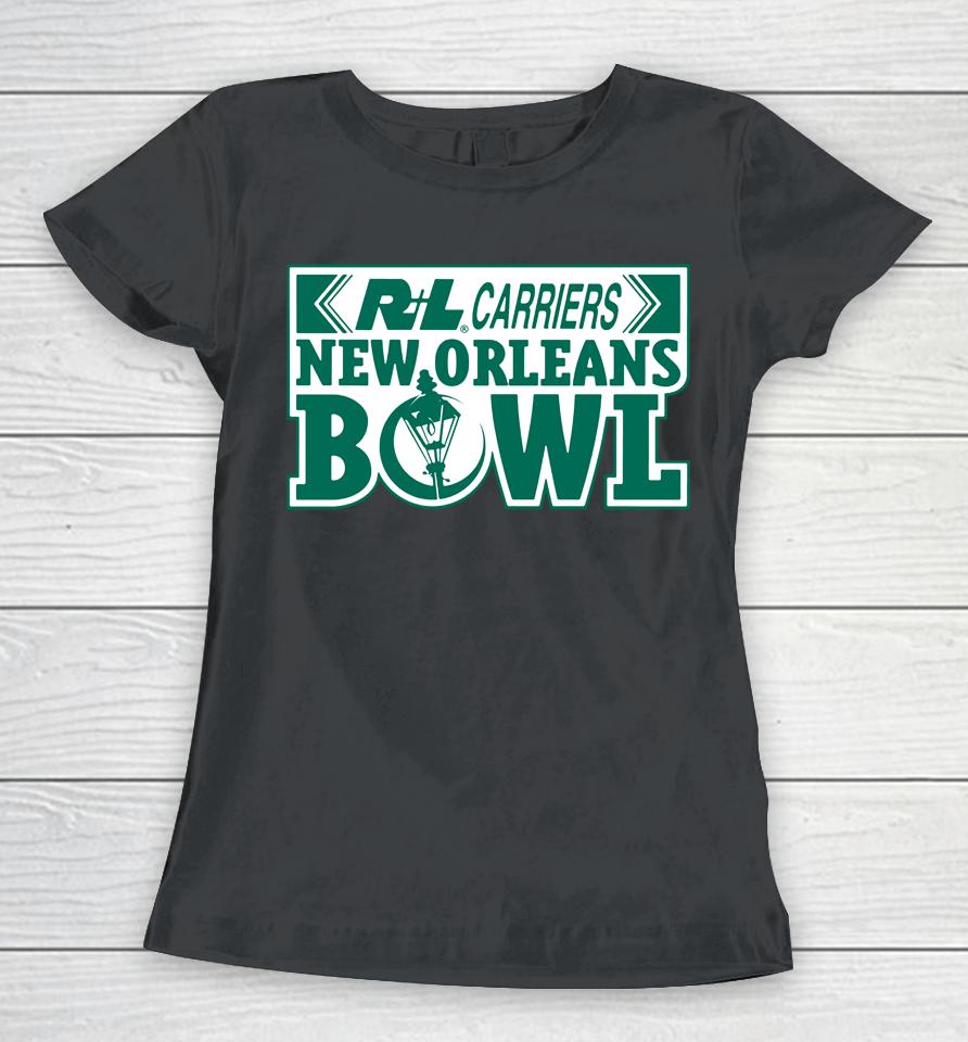 R+L Carriers New Orleans Bowl Western Kentucky Win 2022 Women T-Shirt