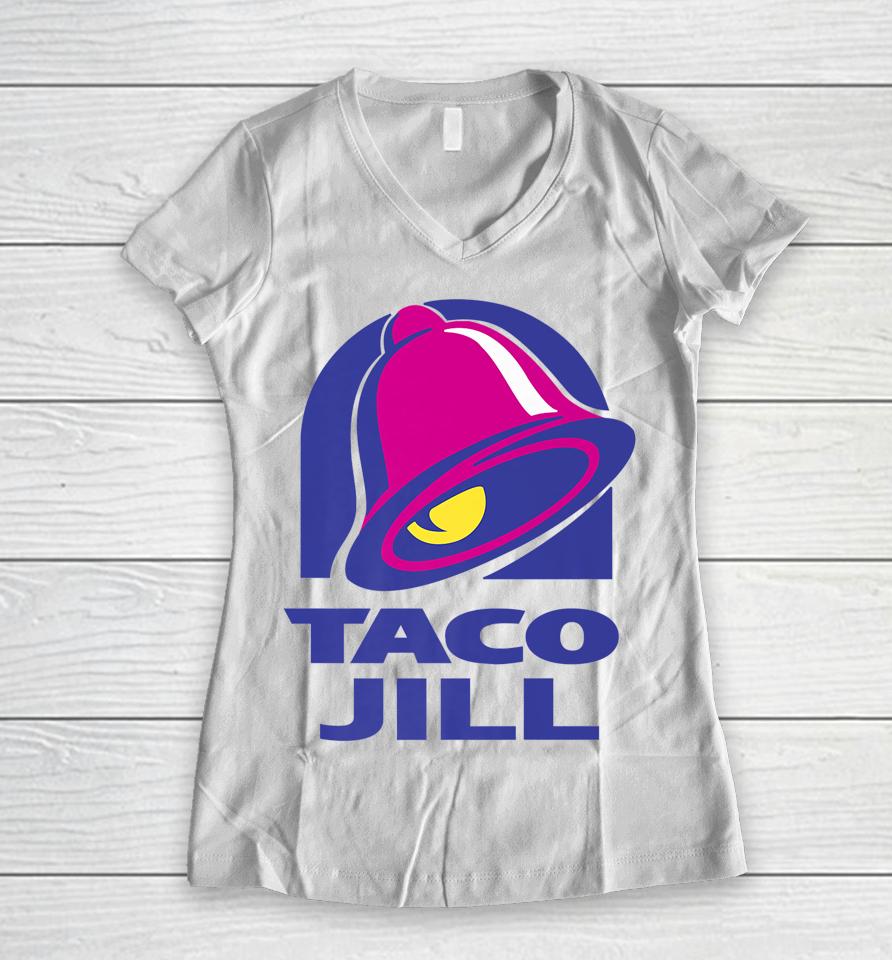 Rnc Breakfast Taco Jill Biden Not Your Breakfast Women V-Neck T-Shirt