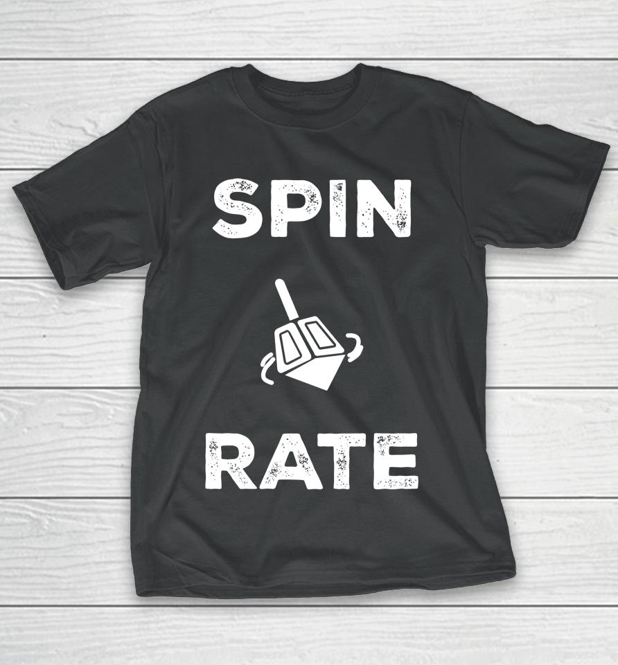Rob Bradford Spin Rate Israel Baseball T-Shirt