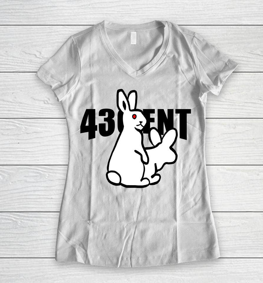 Robb Banks Merch Happy Easter 2Phone 430 Bunnies Women V-Neck T-Shirt