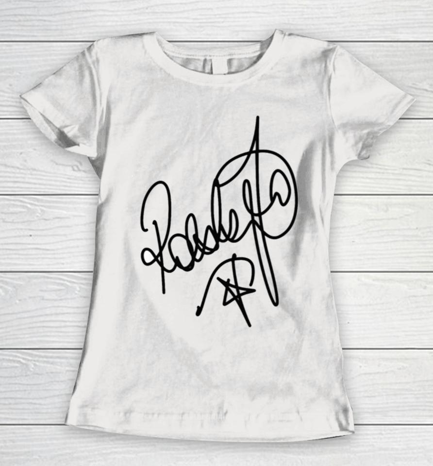 Robbie Williams Signature Nz Women T-Shirt