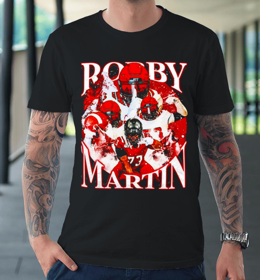 Robby Martin Nc State Wolfpack Football Vintage Poster Premium T-Shirt