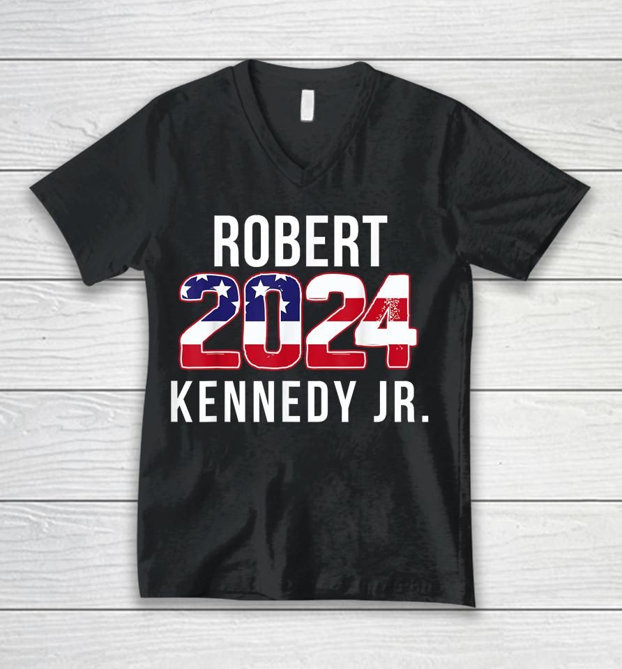 Robert Kennedy Jr 2024 Presidential Rfk Jr 2024 Unisex V-Neck T-Shirt