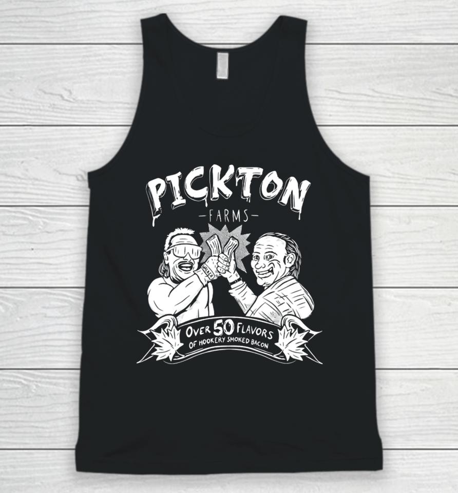 Robert Pickton Farms Over 50 Flavors Of Hickory Smoked Bacon Unisex Tank Top