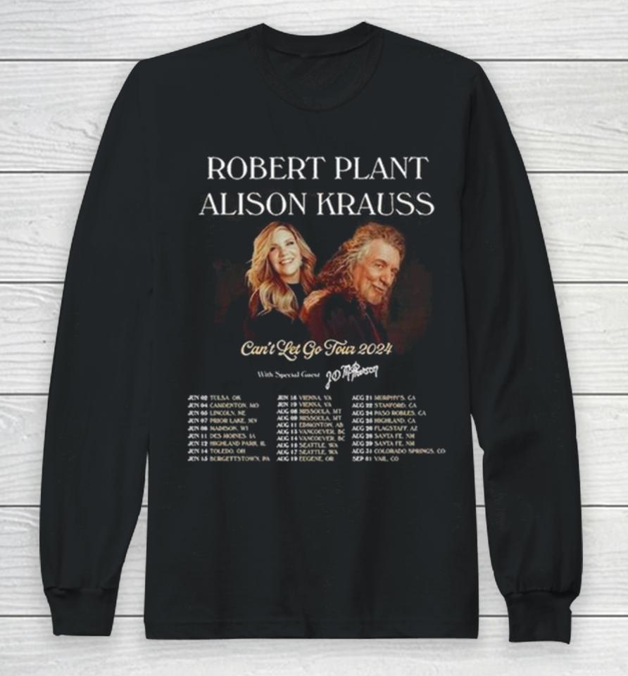 Robert Plant And Alison Krauss 2024 Tour Long Sleeve T-Shirt