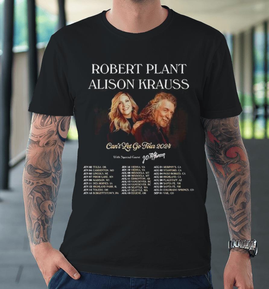 Robert Plant And Alison Krauss 2024 Tour Premium T-Shirt
