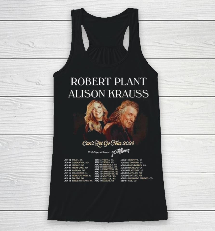 Robert Plant And Alison Krauss 2024 Tour Racerback Tank