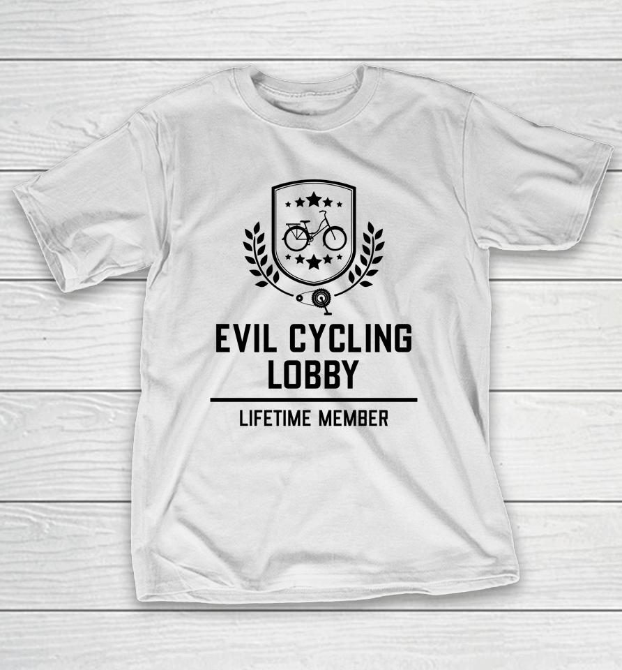 Robin Richardson Evil Cycling Lobby Lifetime Member T-Shirt