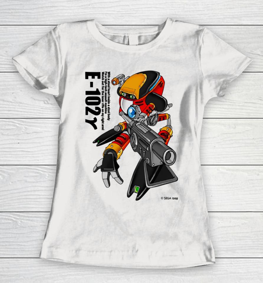 Robot Friend E-102 Women T-Shirt