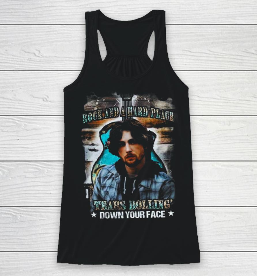 Rock And A Hard Place Tears Rolling’ Down Your Face Bailey Zimmerman Racerback Tank