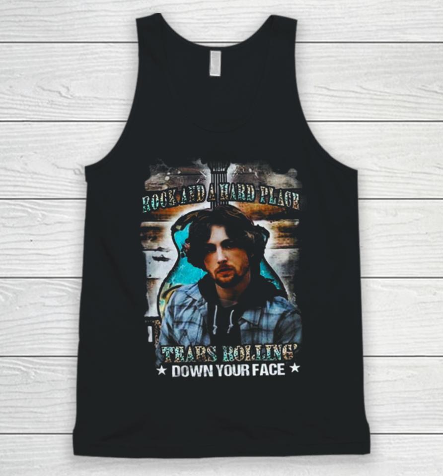Rock And A Hard Place Tears Rolling’ Down Your Face Bailey Zimmerman Unisex Tank Top