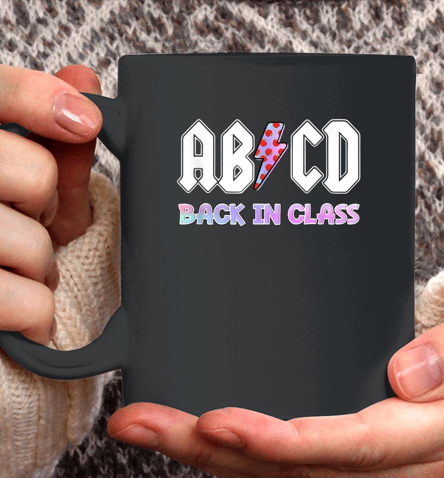 Rock And Roll Teen Abcd Back In Class Coffee Mug