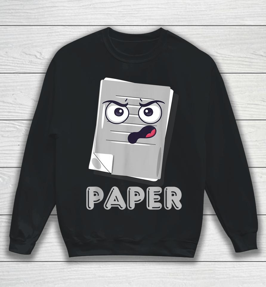 Rock Paper Scissors Halloween Sweatshirt