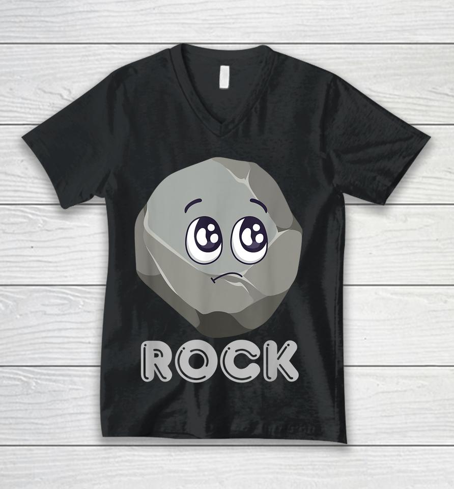 Rock Paper Scissors Halloween Unisex V-Neck T-Shirt
