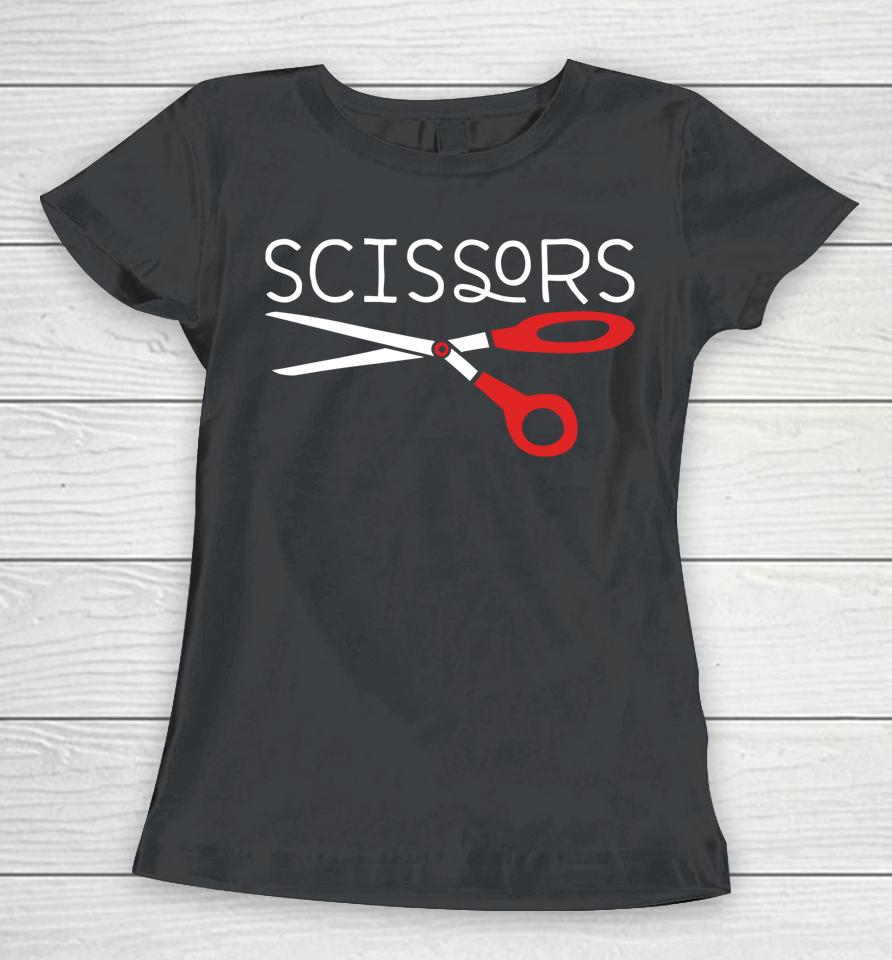 Rock Paper Scissors Matching Halloween Costumes Women T-Shirt