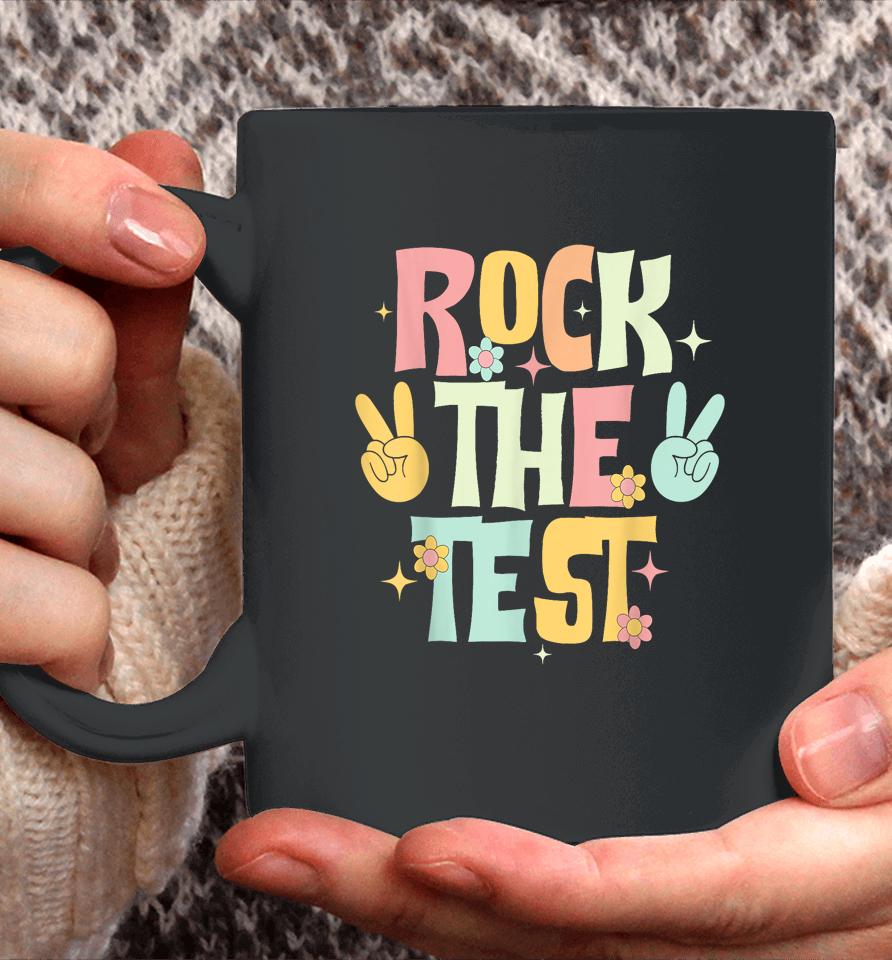 Rock The Test Testing Day Teacher Student Coffee Mug