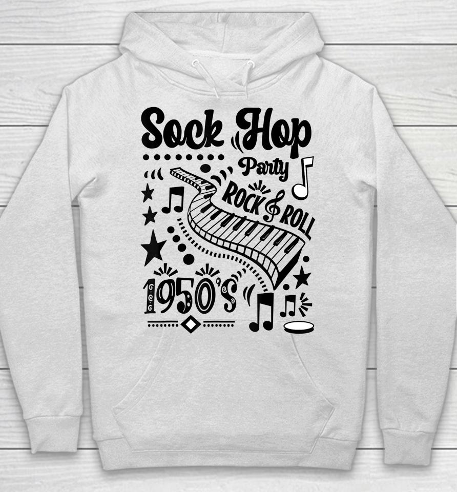 Rockabilly 50S Rock And Roll Party Sock Hop Doo Wop 1950S Hoodie