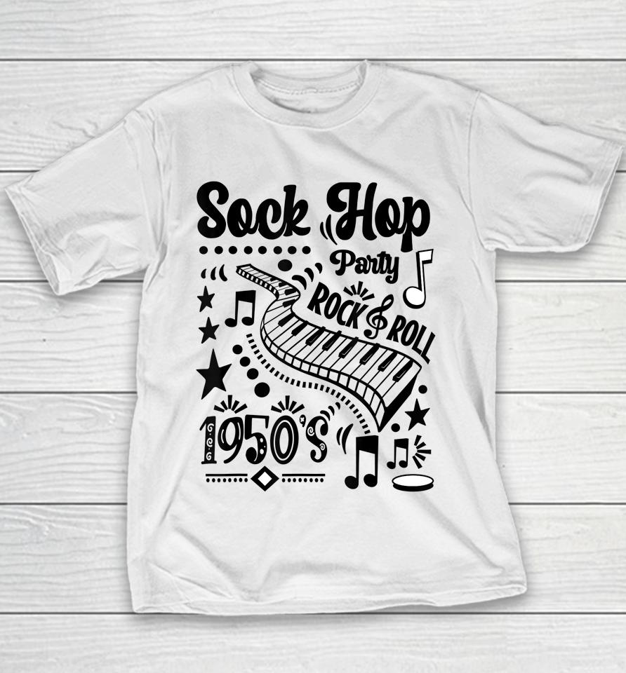 Rockabilly 50S Rock And Roll Party Sock Hop Doo Wop 1950S Youth T-Shirt