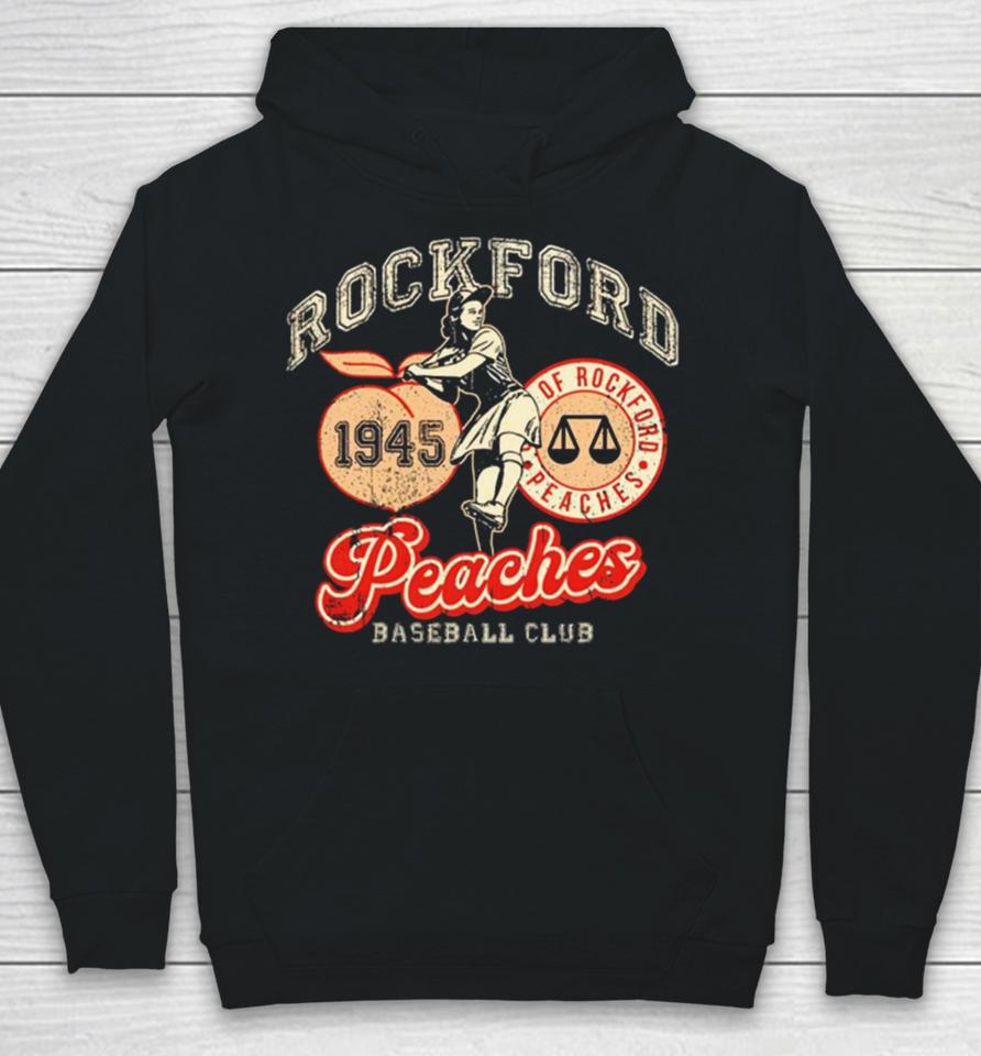 Rockford Peaches Baseball Club 1945 Hoodie