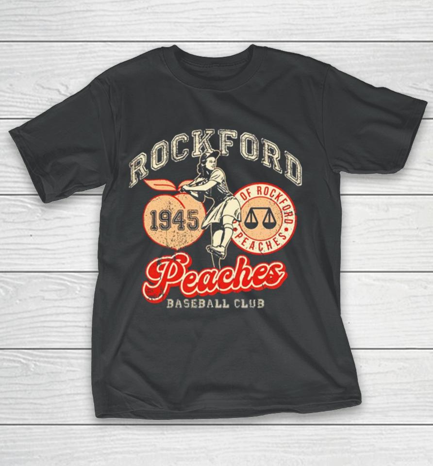 Rockford Peaches Baseball Club 1945 T-Shirt