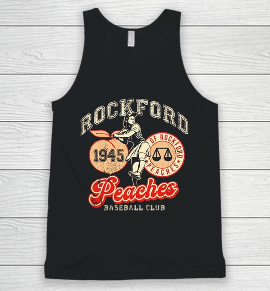 Rockford Peaches Baseball Club 1945 Unisex Tank Top