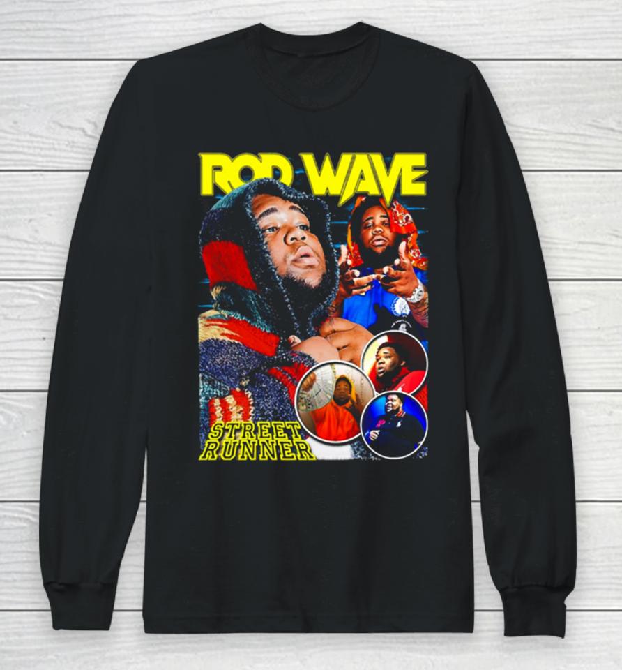 Rod Wave Paint The Sky Red Long Sleeve T-Shirt