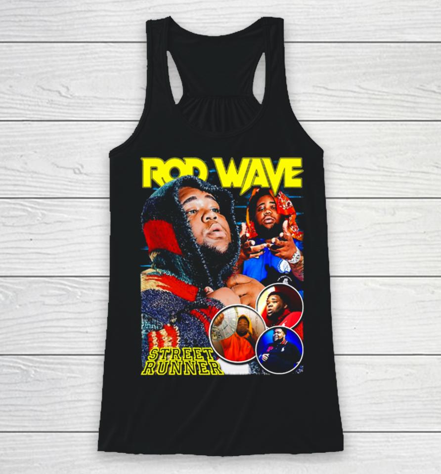 Rod Wave Paint The Sky Red Racerback Tank