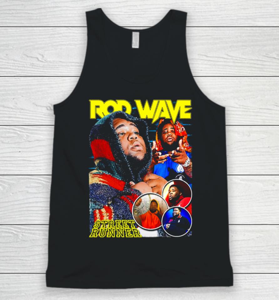 Rod Wave Paint The Sky Red Unisex Tank Top